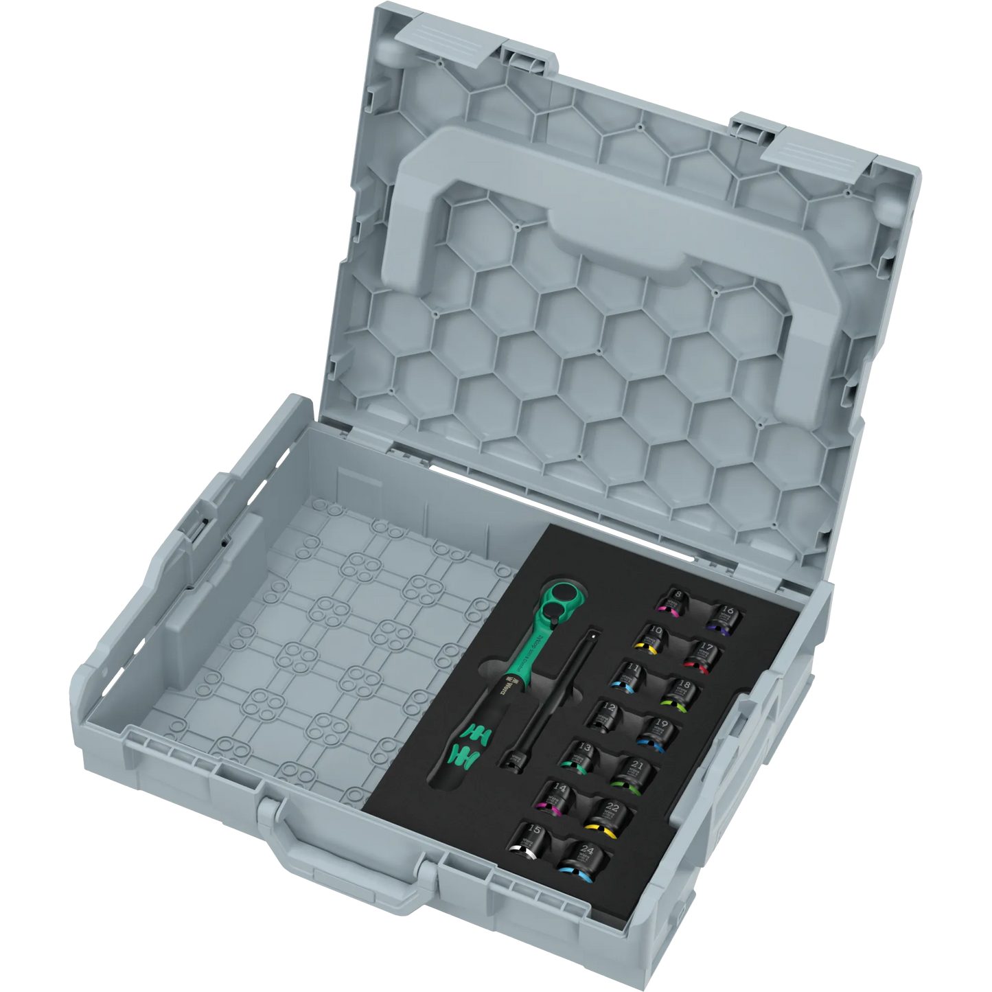 Zyklop Comfort Ratchet Set 3/8 inch in Inlay