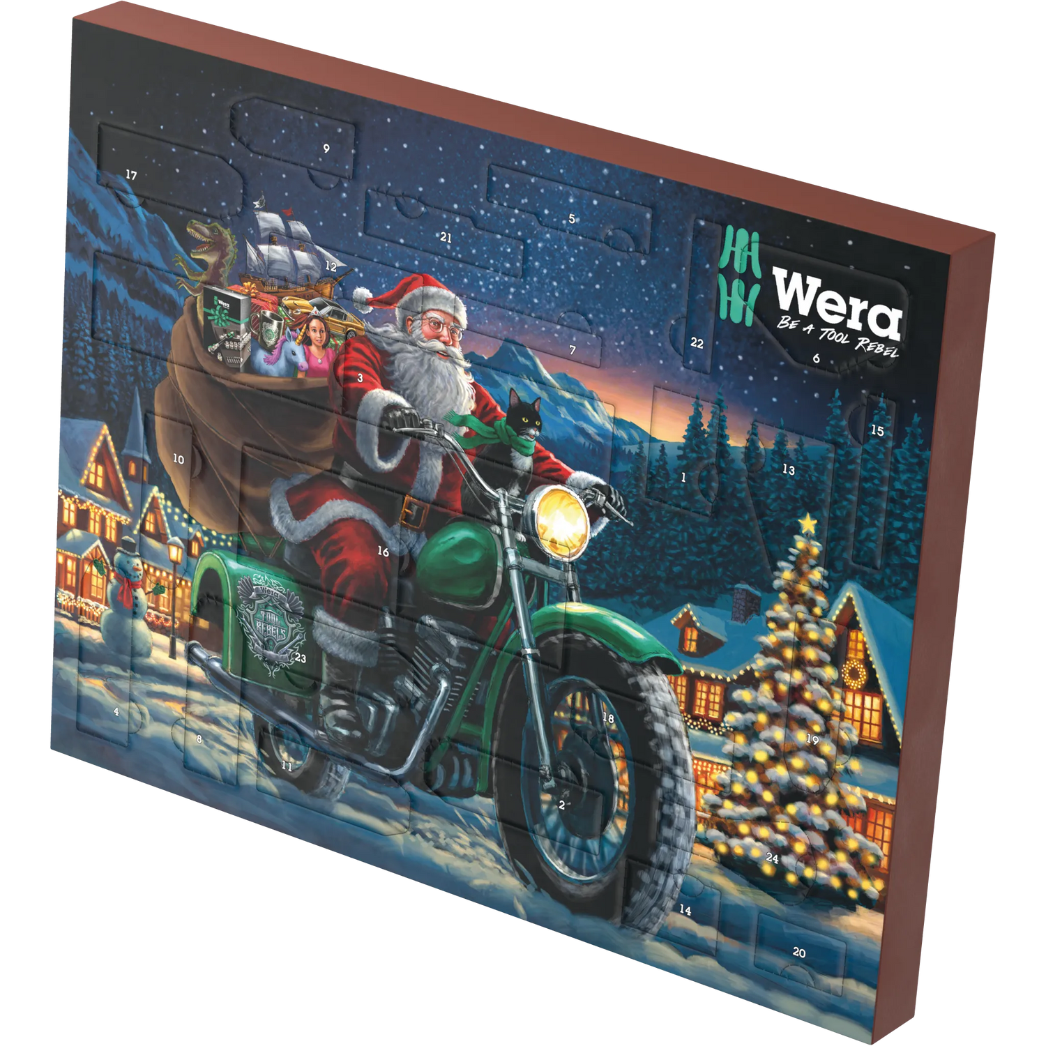 Wera Tool Rebel Shop Adventskalender Produktbild leicht schräg