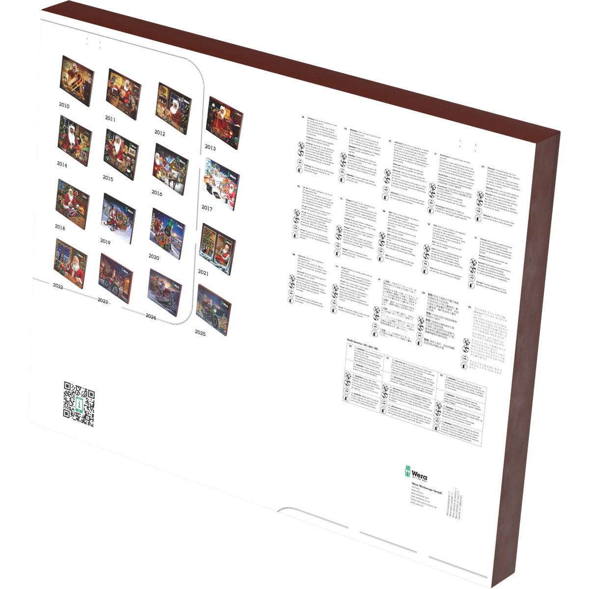Wera Adventskalender 2026 Rückseite
