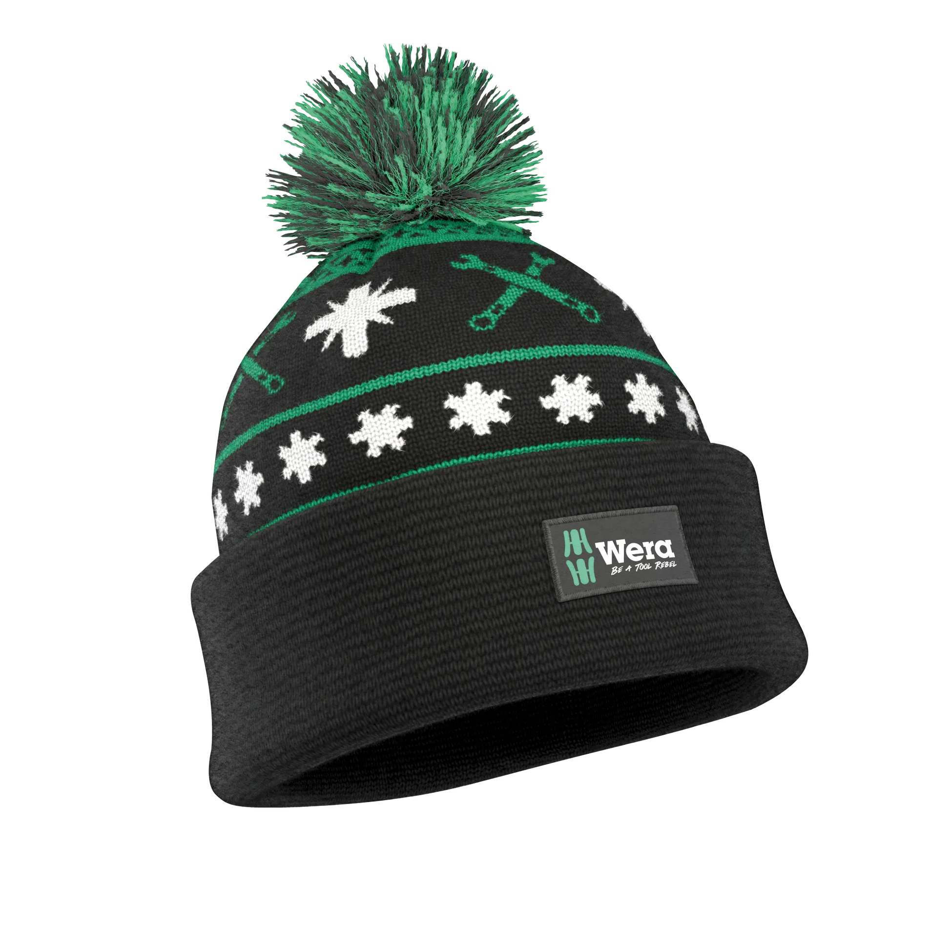 Bommelmüzue im weihnachtlichen Design Vorerseite