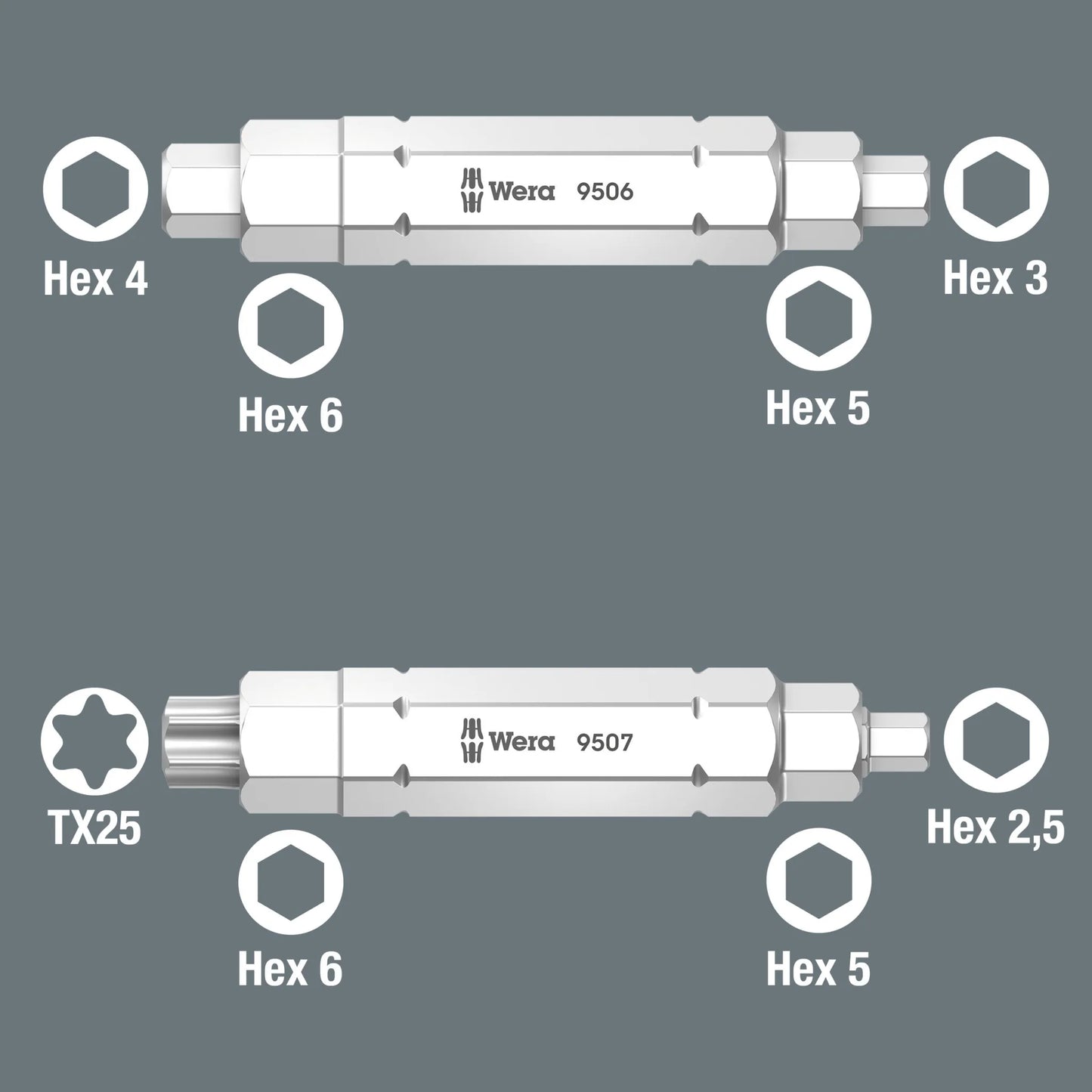 Bike Tyre Jack Bit Set