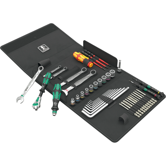 Wera Tool Rebel Haushalt Set 1 Werkzeug mit aufgeklappter Tasche
