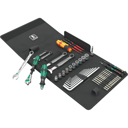 Wera Tool Rebel Haushalt Set 1 Werkzeug mit aufgeklappter Tasche