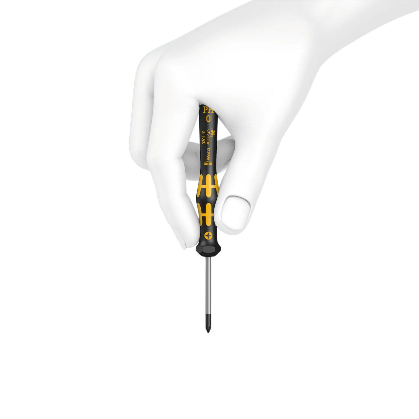 Wera Tool Rebel Shop 6 teiliges Micro  Schraubendreher ESD Set für Smartphone, Tablet und Elektronikreperatur Microschraubendreher mit Drehkappe zum schnellen Zwirbeln  