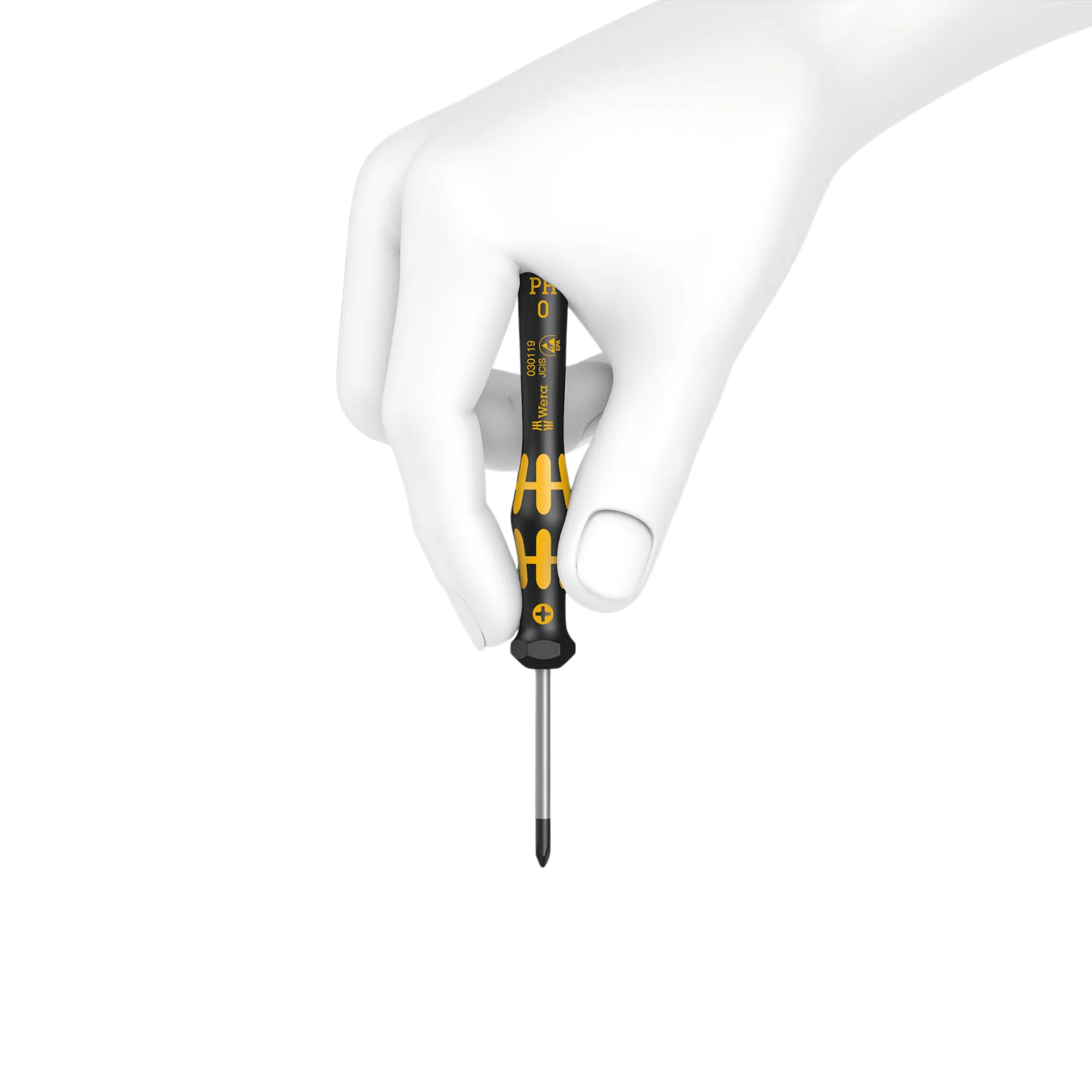 Wera Tool Rebel Shop 6 teiliges Micro  Schraubendreher ESD Set für Smartphone, Tablet und Elektronikreperatur Microschraubendreher mit Drehkappe zum schnellen Zwirbeln  