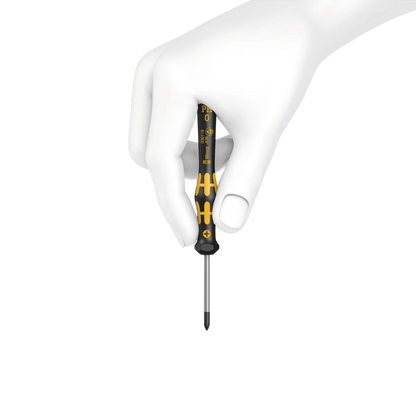 Wera Tool Rebel Shop 6 teiliges Micro  Schraubendreher ESD Set für Smartphone, Tablet und Elektronikreperatur Microschraubendreher mit Drehkappe zum schnellen Zwirbeln  