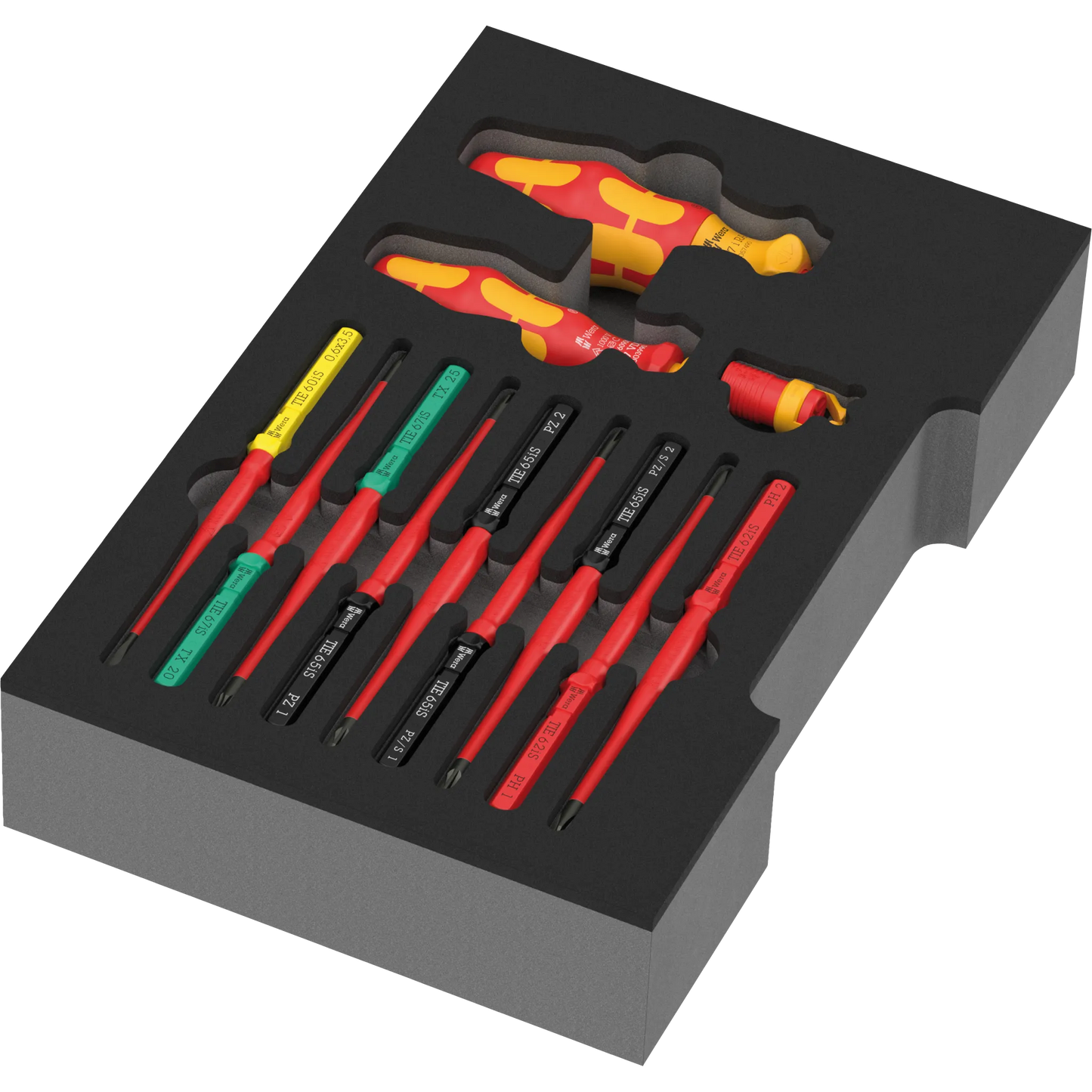 Screwdriver VDE interchangeable blade set