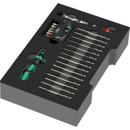 Screwdriver Interchangeable Blades Set in Inlay