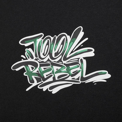Wera Tool Rebel T-Shirt mit Graffiti Print auf der Brust Detailansicht