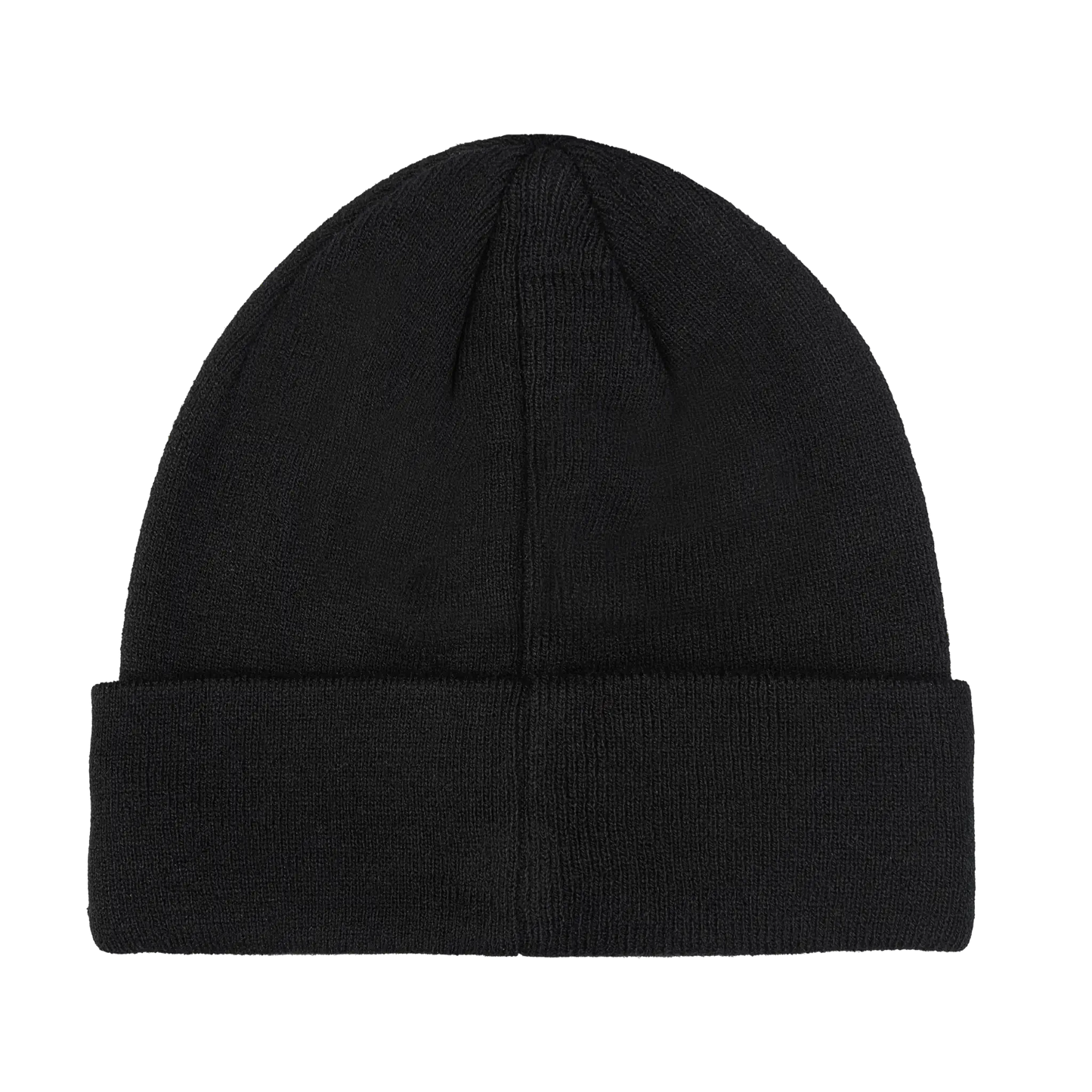 Wera Tool Rebel Shop Beanie Mütze in Schwarz mit umgeschlagenem Bund Rückansicht