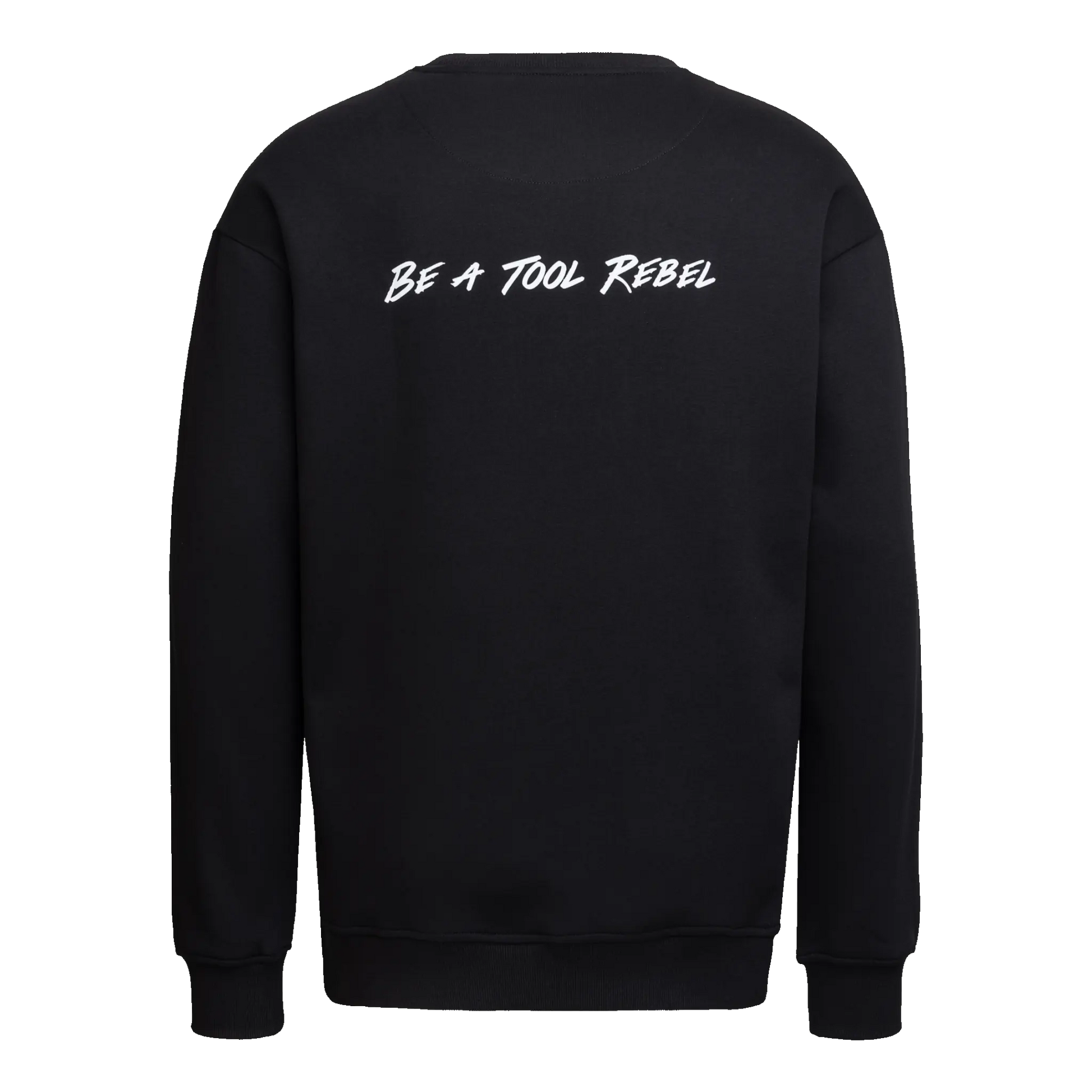 Original Wera Merchandise Pullover mit Be a Tool Rebel Schriftzug auf dem Rücken