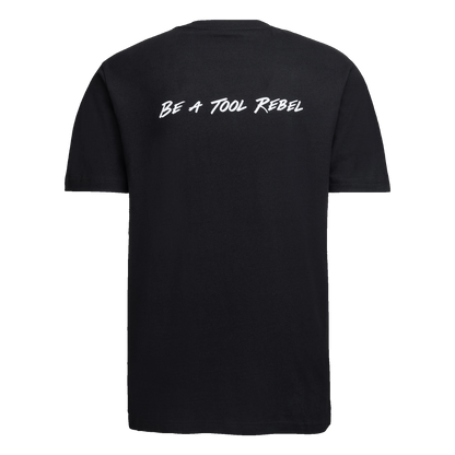 Wera Tool Rebel Merchandise T-Shirt "Be a Tool Rebel" schwarz Rückseite
