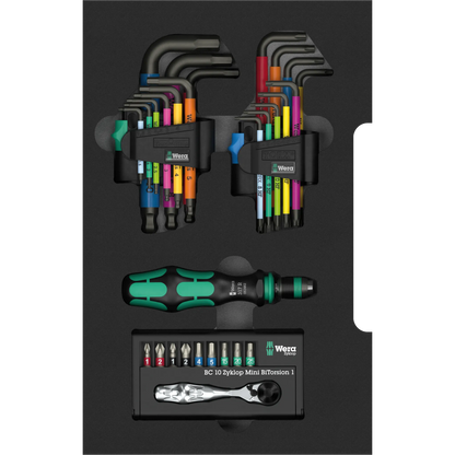 Winkelschlüssel und Handhalter Set in Einlage