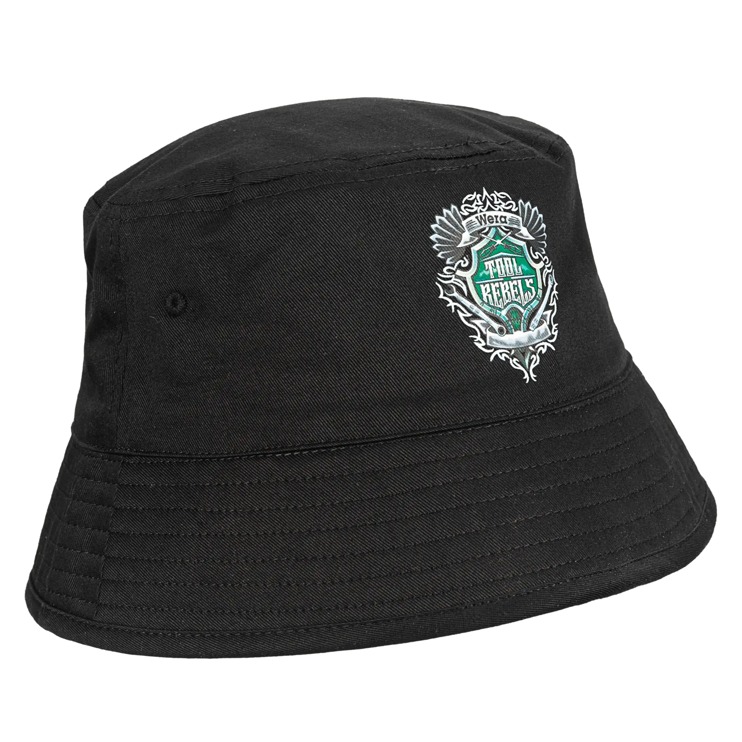 Wera Fischerhut in Schwarz mit klassischer Bucket-Hat-Form