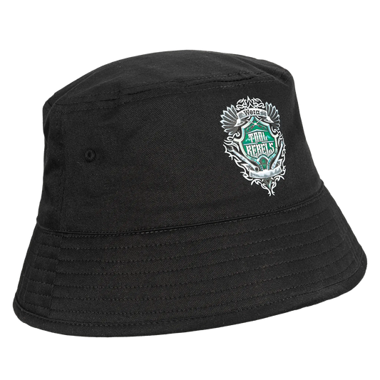 Wera Fischerhut in Schwarz mit klassischer Bucket-Hat-Form