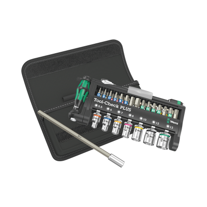Wera Tool Rebel Tool-Check PLUS Tool Rebel Edition Werkzeug mit Tasche und Verlängerung