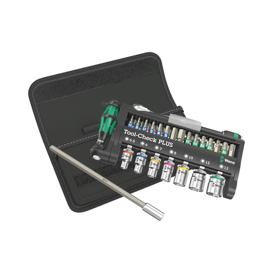 Wera Tool Rebel Tool-Check PLUS Tool Rebel Edition Werkzeug mit Tasche und Verlängerung