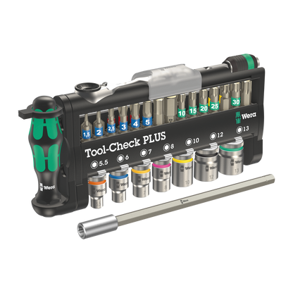 Wera Tool Rebel Tool-Check PLUS Tool Rebel Edition Werkzeug im Halter mit Verlängerung